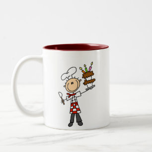 Chef with BIrthday Cake Mug