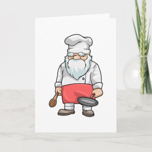 Chef with Chefs hat Card