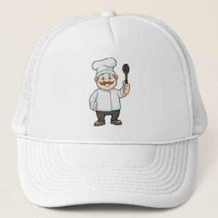 Chef with Chef's hat & Soup spoon