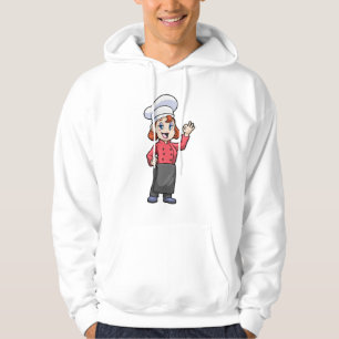Chef with Cooking apron Hoodie