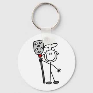 Chef With Spatula Keychain