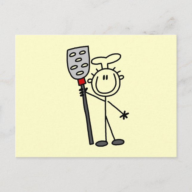 Chef With Spatula Postcard (Front)