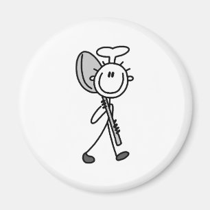 Chef with Spoon Magnet