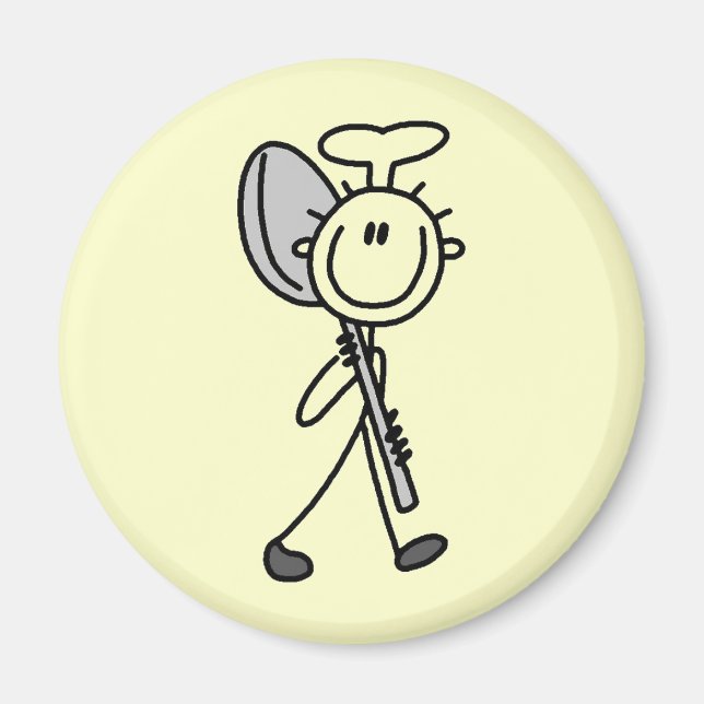 Chef With Spoon Magnet (Front)
