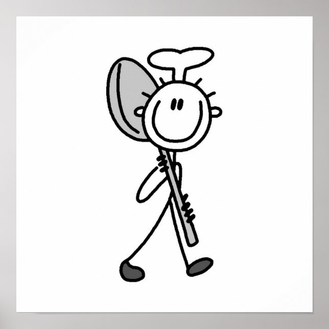 Chef With Spoon Poster (Front)