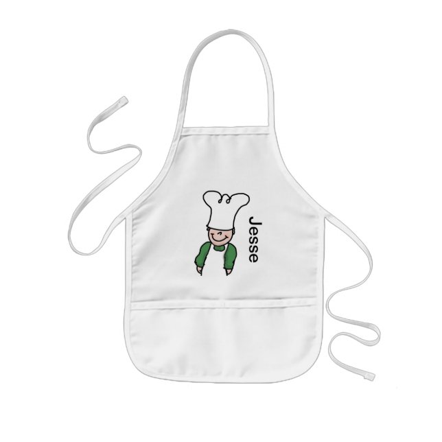 Chef with your name on it - Personalized  Kids' Apron (Front)