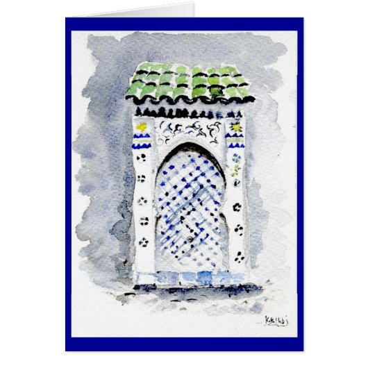 CHEFCHAOUEN DOORWAY CARDS (Front)