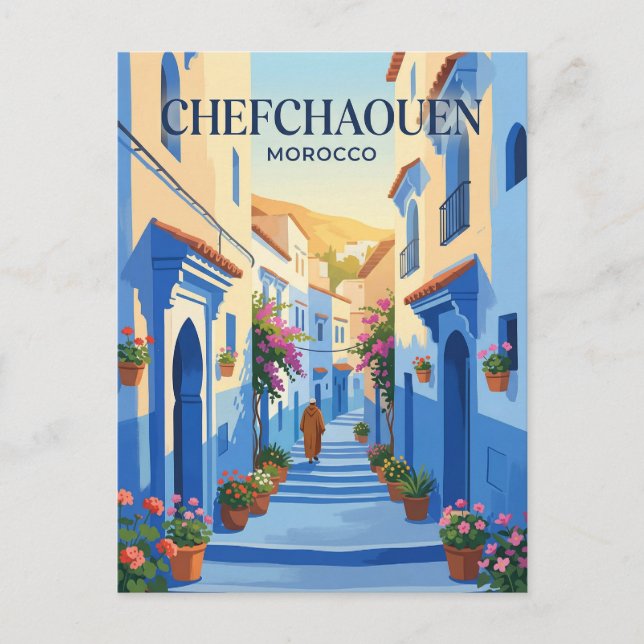 Chefchaouen, Morocco Morocco Postcard (Front)