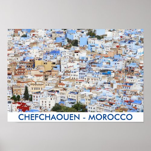 Chefchaouen Morocco Poster