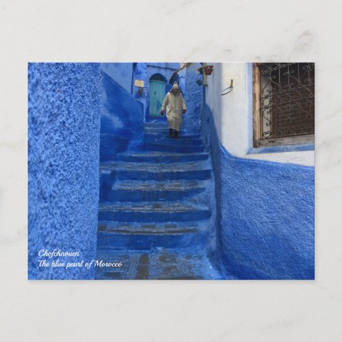 Chefchaouen _ the blue city of Morocco Postcard