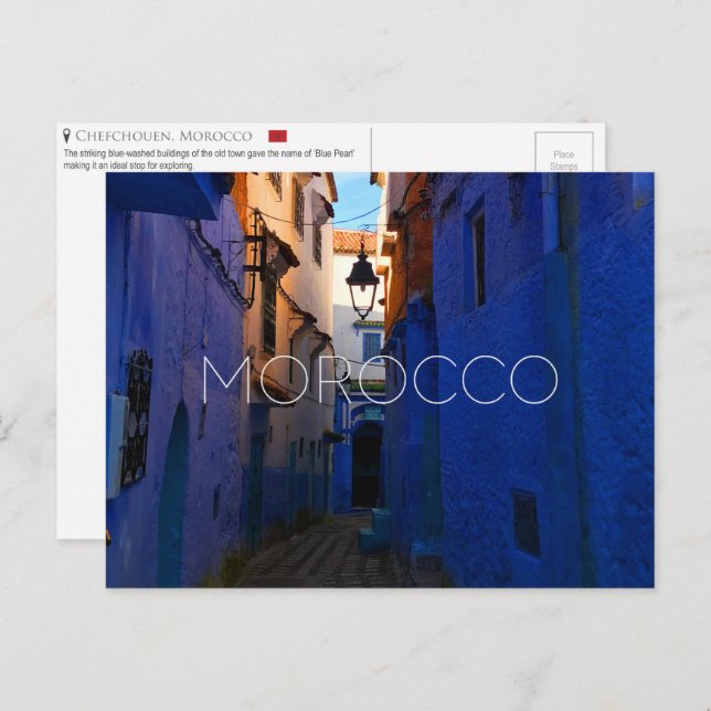 Chefchouen, Morocco Postcard (Front/Back)