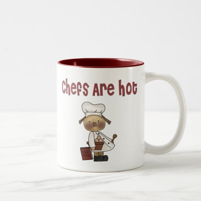 Chefs are hot Two-Tone coffee mug (Right)