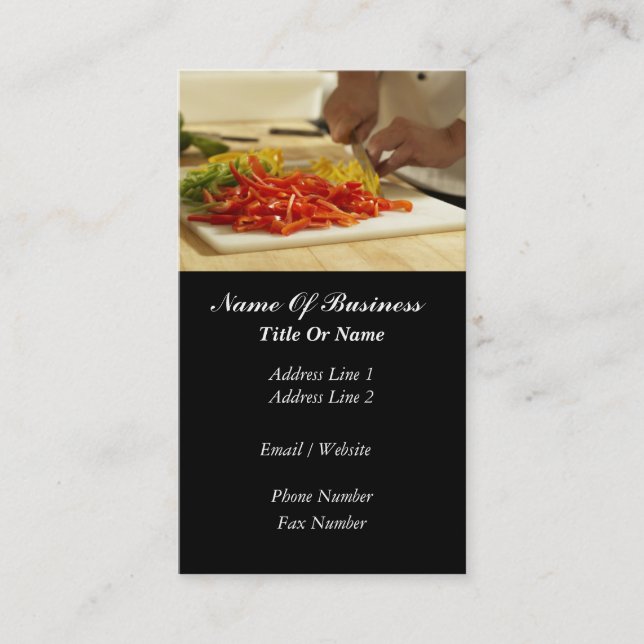 Chefs Business Card (Front)