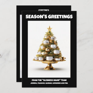 Chefs Christmas tree holiday business catering