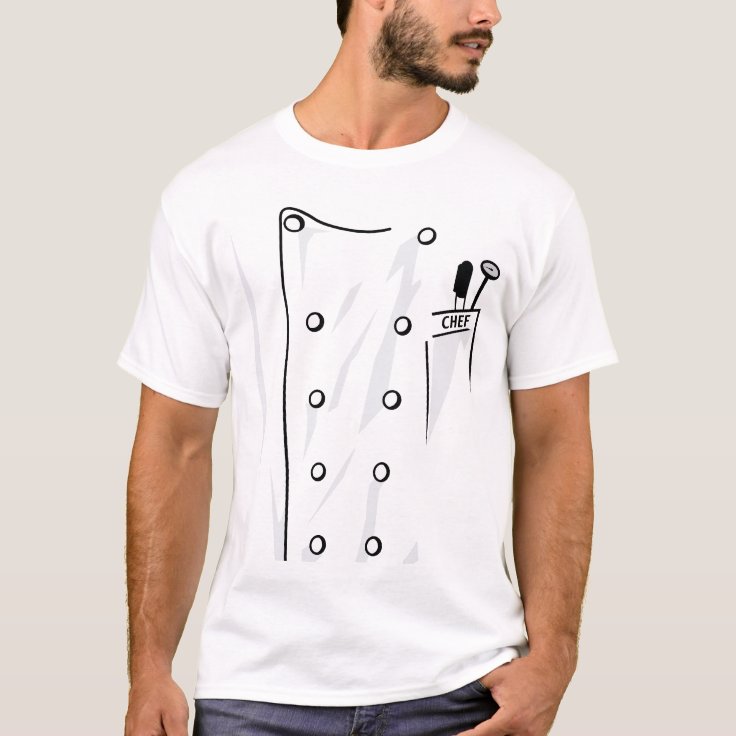 Chef's Coat TShirt Zazzle