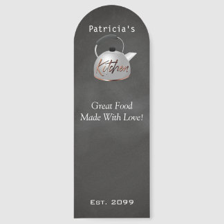 Chef's Cook's Mom's Dad's Kitchen Cookbook Bookmarks