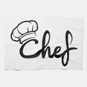 Chef's Elegance Apron Design Kitchen Towel