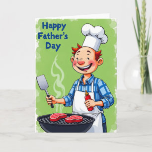 Chefs Fathers Day Grill Card