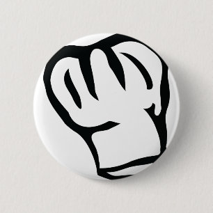 chefs head chef cook head button