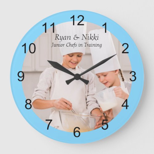 Chefs In Training Wall Clock