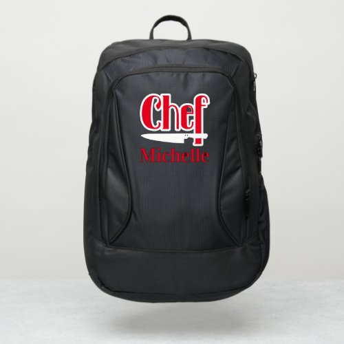 Chefs knife culinary portable kitchen utensils port authority backpack