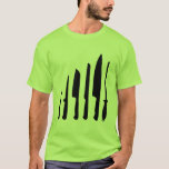 Chefs Knives T-shirt at Zazzle