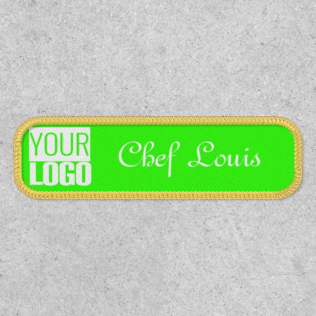 Chef's name&logo  patch (Front)