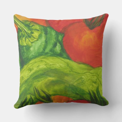 Chefs Peppers Accent Throw Pillow