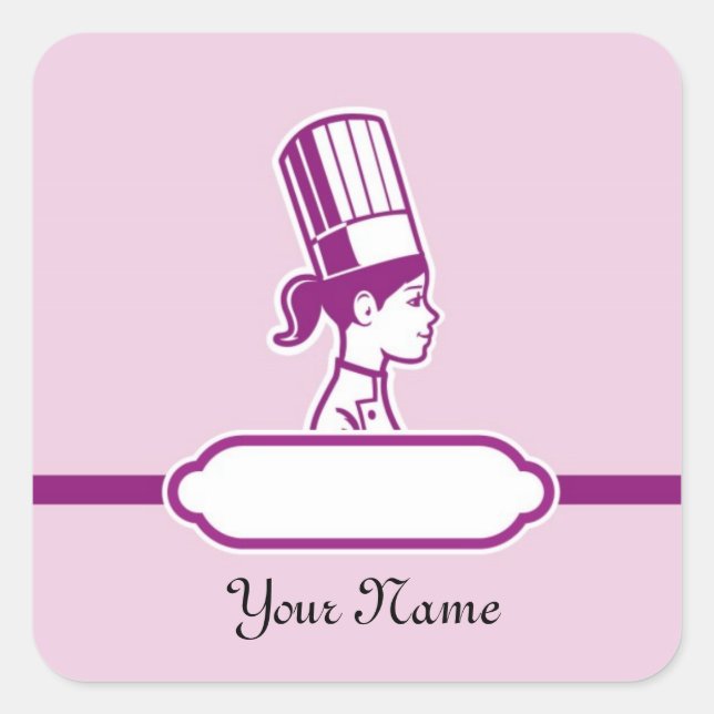 Chef's Personalized Large Labels (Front)