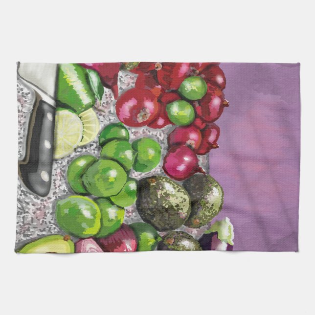 'Chef's Prep' still life  Kitchen Towel (Horizontal)
