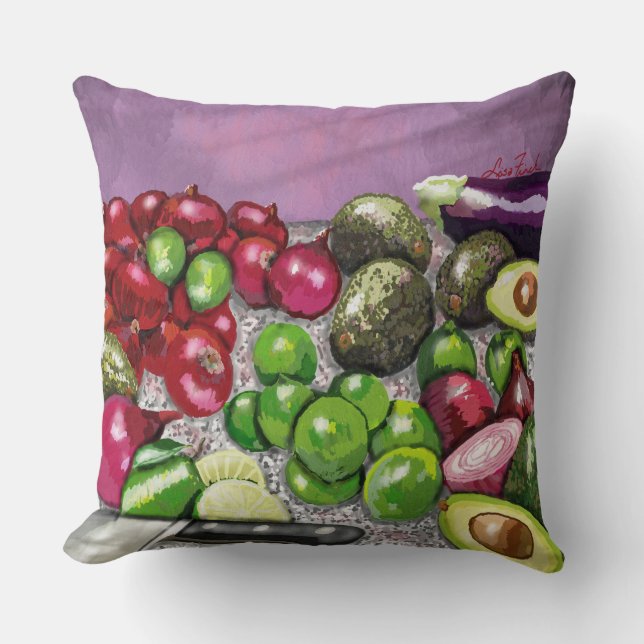 'Chef's Prep' still life  Throw Pillow (Front)