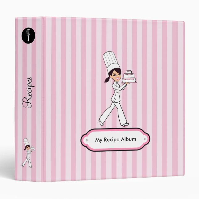 Chef's Recipe Album 1.5" inch Binder (Front/Spine)