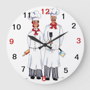 Chefs Wall Clock