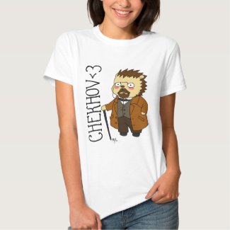 Chekhov hedgehog t-shirt