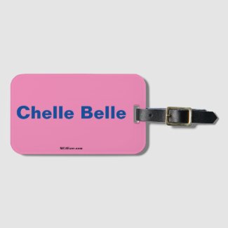 Chelle Belle Luggage Tag