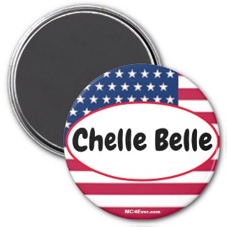 Chelle Belle Patriotic magnet