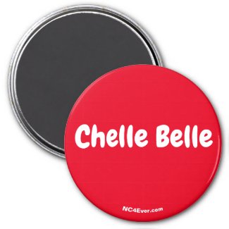 Chelle Belle red magnet
