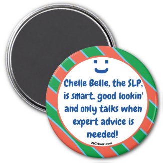 Chelle Belle the SLP Fun Magnet