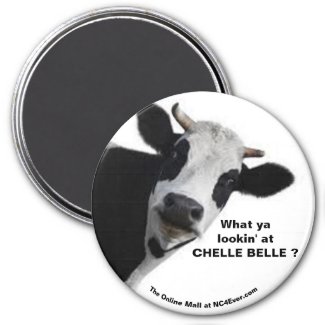 CHELLE BELLE What ya lookin' at? fun magnet