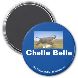Chelle Belle WOW! magnet