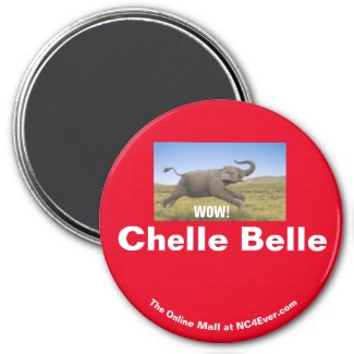 Chelle Belle WOW! magnet