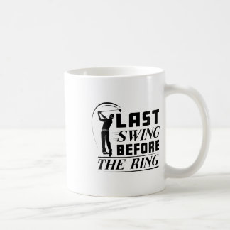 Chelor Party Disc Golf Last Swing Before The Ring Coffee Mug