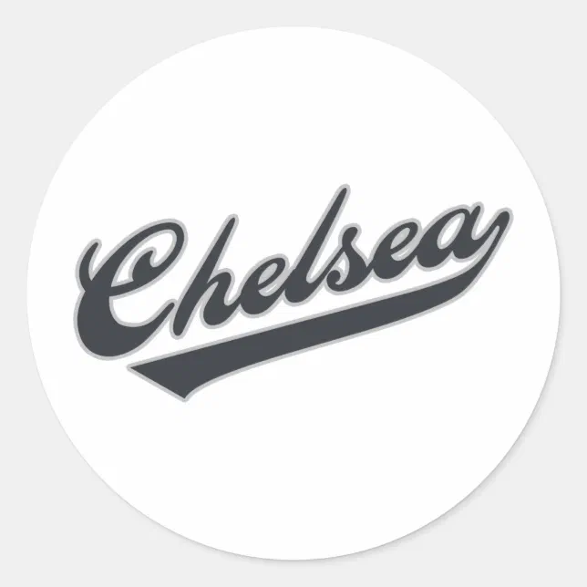 Small Chelsea Sticker Chelsea Classic Round Sticker | Zazzle