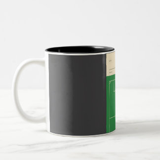 Chelsea Didier Drogba CL Header Goal  Two-Tone Coffee Mug