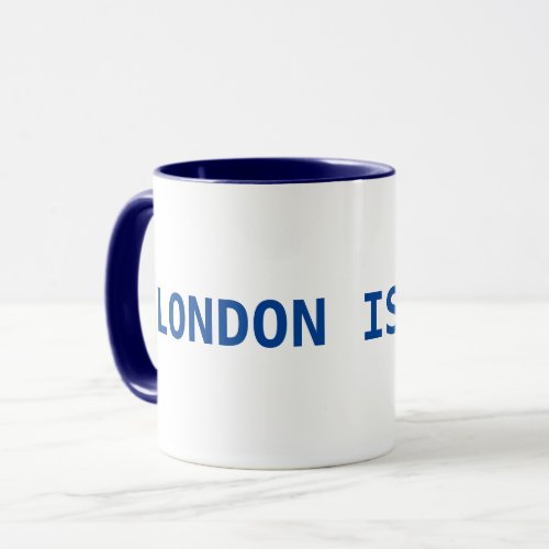 Chelsea FC Coffee Mug _ London is Blue