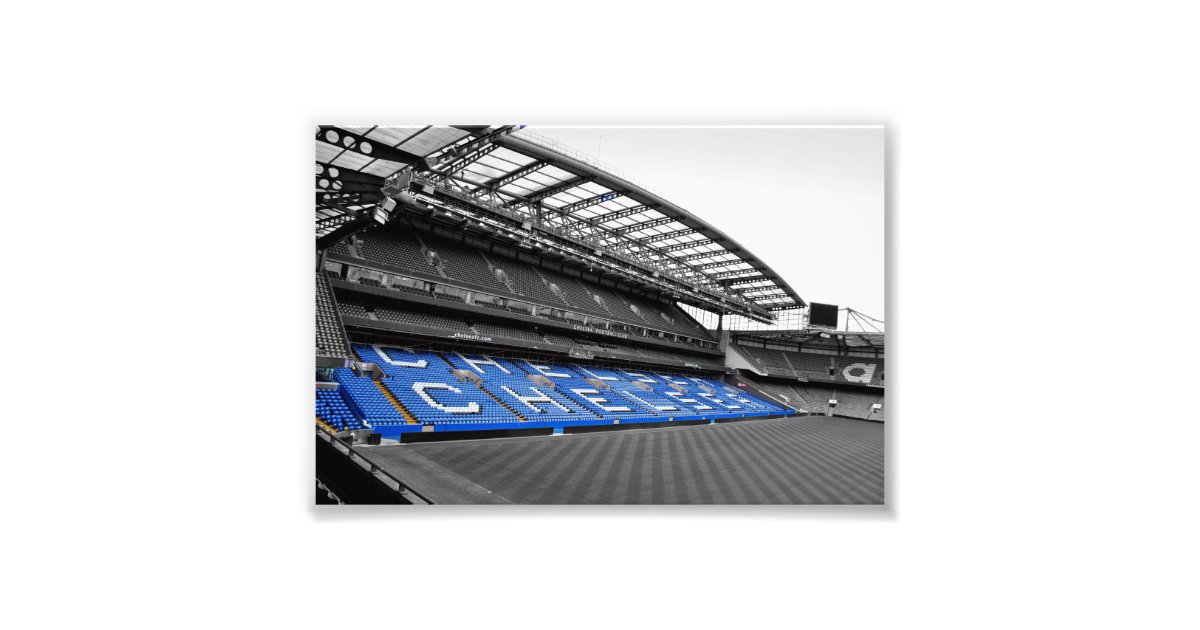 Stamford Bridge Chelsea F.C. Inspired Football Art Print Stadium