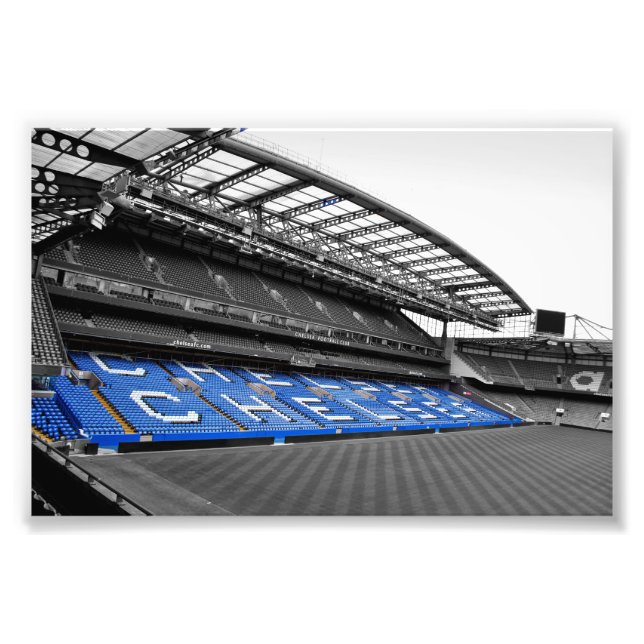 Chelsea FC Stamford Bridge West Stand London Photo Print (Front)