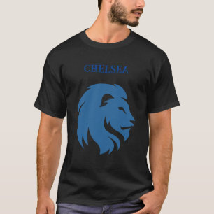 Chelsea FC with lion image. Customizable. T-Shirt