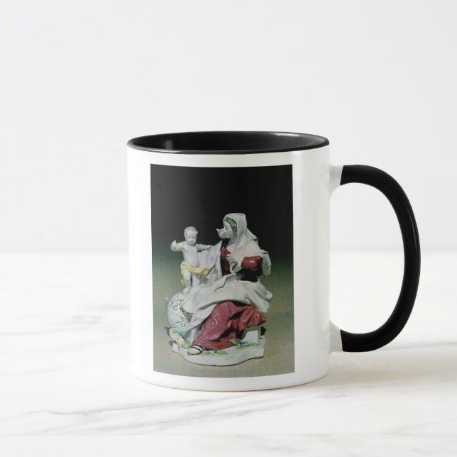 Chelsea figure of Madonna and Child Mug (Right)
