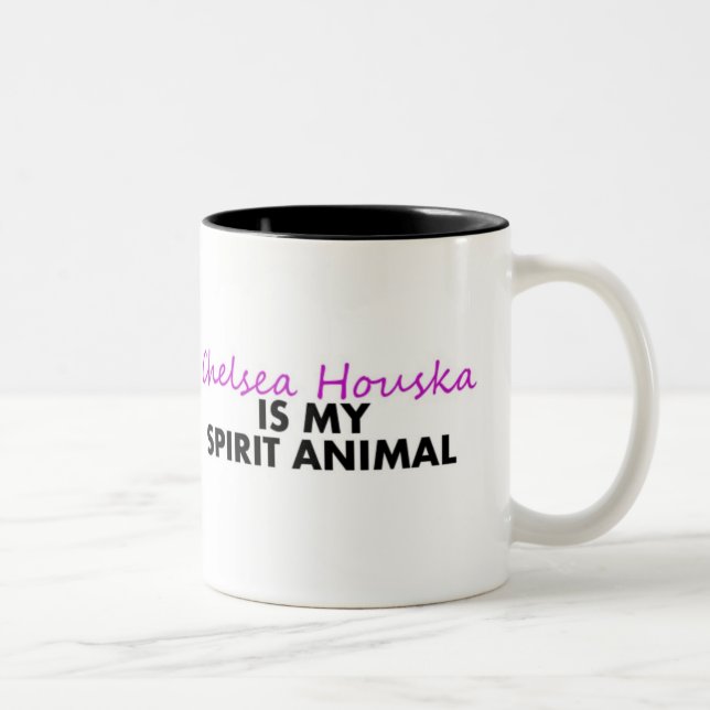 Chelsea is my Spirit Animal Two-Tone Coffee Mug (Right)
